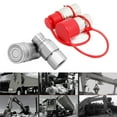 thumbnail image 1 of 1set Flat Face for BSP Hydraulic Quick release Connectors Couplings with no Spillage NPT 3-8", 1 of 5