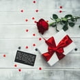 thumbnail image 4 of OULII 2Pack Aluminum Wallet Cards Engraved Message for Valentine s Day Lovers, 4 of 8