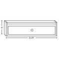 thumbnail image 4 of Imaginations Américaines  84.75 pouces W Vanity Base Set Blanc  noyer, 4 of 9