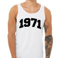 thumbnail image 2 of 1971 College Style Tank Top Unisex Large White, 2 of 5