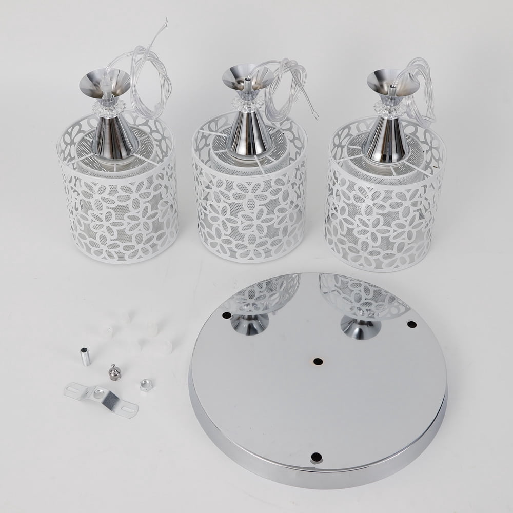 TOOL1SHOoo Island Chandelier Ceiling Light with Round/ Rectangular Canopy Dining Room Pendant Lamp