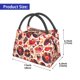 thumbnail image 2 of Fotbe Skull rock record music heart Bolsa Térmica Portátil con Estampado, Bolsa de Entrega de Alimentos Aislada, Bolsa Reutilizable de Gran Capacidad para Comidas y Supermercado, 2 of 6
