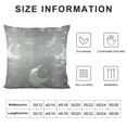 thumbnail image 5 of GOSMITH  Throw Pillow Covers Cases for Couch Sofa Home Decor Modern Shining &amp; Dull Contrast Stars &amp; Moon Silver Gray, 5 of 5