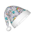 thumbnail image 2 of Rocae Unicorn DoingYoga for Christmas Hat for Kids Hats Christmas Party Supplies, 2 of 6