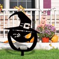 thumbnail image 3 of Halloween Metal Black Pumpkin Decor Halloween Yard Lawn Stakes Garden Scare Silhouette Statues Stakes for Home Yard Outdoor Decorations, 3 of 4