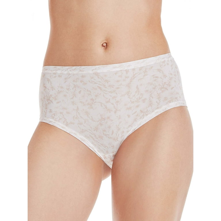 Hanes Womens Bikini ComfortFlex Fit Stretch Panties, Cooling Microfiber  Underwear, 6-Pack