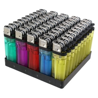 cigarette lighter wholesale 50 Cigarette Wholesale Disposable Lighters Pack Of 50 with Stand