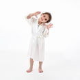 thumbnail image 2 of Esaierr 2-11Y Baby Girls Boys Bathrobe Soft Robe Soft Imitated Silk Bathrobe for Kids Spring New Tether Bathrobe, 2 of 9