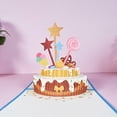 thumbnail image 3 of Cumpleaños 3D Pop Up Tarjeta de felicitación con sobre Feliz aniversario Tarjeta de regalo Día festivo Saludo de Acción de Gracias, 3 of 8