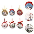 thumbnail image 3 of Adornos de bolas de Navidad Macarena 6 piezas colgantes para árbol de Navidad, 3 of 8