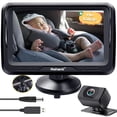 thumbnail image 1 of Cámara de coche para bebé Rohent HD 1080P USB Plug & Play, asiento trasero, 1 of 9