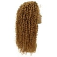 thumbnail image 5 of LUXLUXE Tierra Curly 19 in Long 4x4 Hand Tied Lace Braid Braided Wig, Beauty Heat Resistant Fiber, Golden Blonde Color, 5 of 6