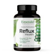 Emerald Labs Reflux Health - Acid Reflux Support Supplement with Mucosave FG, Aloe, and DGL Licorice - All Natural Ingredients, Doctor-Formulated - 60 Vegetable Capsules