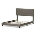 thumbnail image 5 of Baxton Studio Brookfield Beige Fabric Upholstered Queen Size Bed, 5 of 6