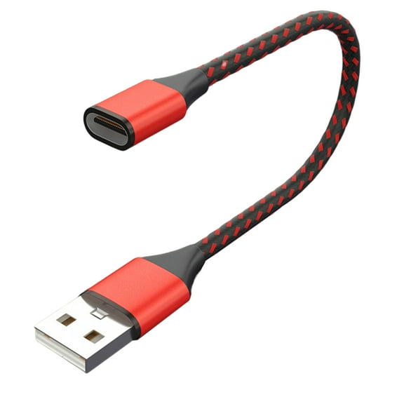 USB C Extension Cable Type C Female to USB 2.0 Male Extender Converter Data Transfer Adapter for Phone Laptop