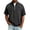 #02 Black 【Mix & Match: Choose Your Favorites】, variant on Men's Cotton Casual Short Sleeve Top, Summer Fashion Stand Up Collar Shirt Washed Worn Zipper Henley Lightweight Streetwear Soft T-Shirt for Beach Vacation | Zenithor,Purple 2XL