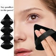thumbnail image 3 of Deally 8 Pcs of Triangular Powder Puff Makeup Sponges – Soft Non-Latex Beauty Blender for Foundation Contouring and Detail Work Black, 3 of 6