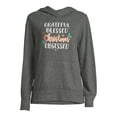 thumbnail image 5 of Holiday Time Women's Long Sleeve Hacci Hoodie, 5 of 5