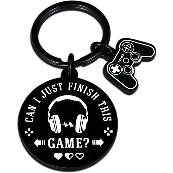 Video Game Keychain - Funny Gaming Gifts for Teen & Game Lovers - Christmas Stocking Stuffers