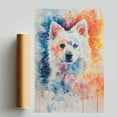 thumbnail image 2 of American Eskimo Dog Poster Wall Art, Modern Cute Colorful Puppy Poster Dog Art Pictures Wall Decor for Kids Bedroom Nursery Decoration, 2 of 6