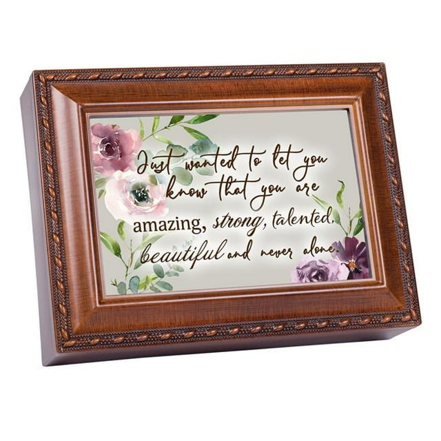 Cottage Garden MB2291 6 x 4 in. Just Wanted to Let You Know Music Box