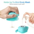 Pet Dog Cat Shedding Shampoo Brush Bath Massage Shower Bubbles Self