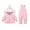 09 Pink, variant on guisaled Snow Suit for Babies 12-18 Months Winter Hooded Warm Snow Bib Pant and Puffer Jackets Lightweight 2 Piece Snowsuits
