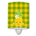 thumbnail image 1 of Carolines Treasures BB8960CNL Pineapple Blinky Face Ceramic Night Light, 1 of 1
