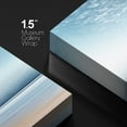 thumbnail image 4 of wall26 Canvas Print Wall Art Peaceful Ocean Beach View with Cloudy Skies Nature Wilderness Photography Modern Art Rustic Scenic Colorful Multicolor for Living Room, Bedroom, Office - 12"x18&quot, 4 of 5