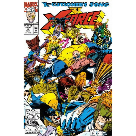 X-Force #16 VF ; Marvel Comic Book