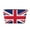 Gold, variant on Union Jack Travel Handbag Leather Purse Organizer Tidy Bag Purse Toiletry Clutch For Women