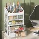 thumbnail image 2 of Hot Drawer Makeup Organizer Large Capacity Plastic Makeup Storage Box Lipstick Holder Office Supplies Home Desktop Storage Box, 2 of 5