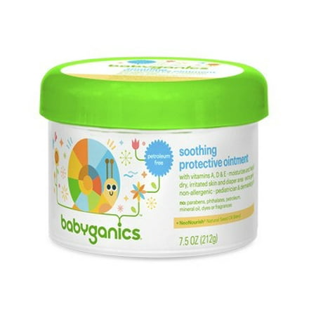 Babyganics Tub - Babyganics Non-Petroleum Soothing Protective Ointment, 7.5oz Tub