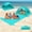 Aqua sky, variant on 3-6 Person Beach Tent Sun Shelter with 114x82 Inch Extended Mat, UPF 50+ UV Protection, Easy Setup Beach Shade Canopy, Portable Camping Sun Shelter with 3 Mesh Windows for Family Picnics and Fishing