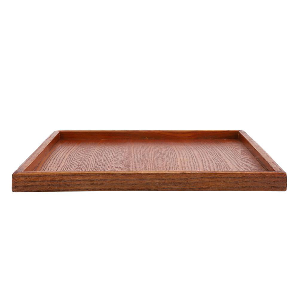 9.5" x 6" WOODEN PLATTER RESTAURANT OR HOME WOOD SUSHI SERVING TRAY PLATE 