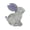 Purple, variant on jiaroswwei Faux Crystal Easter Bunny Figurine Handmade Clear Glass Rabbit Statue Miniature Animal Sculpture Table Centerpiece for Home Desk Bookshelf Decor