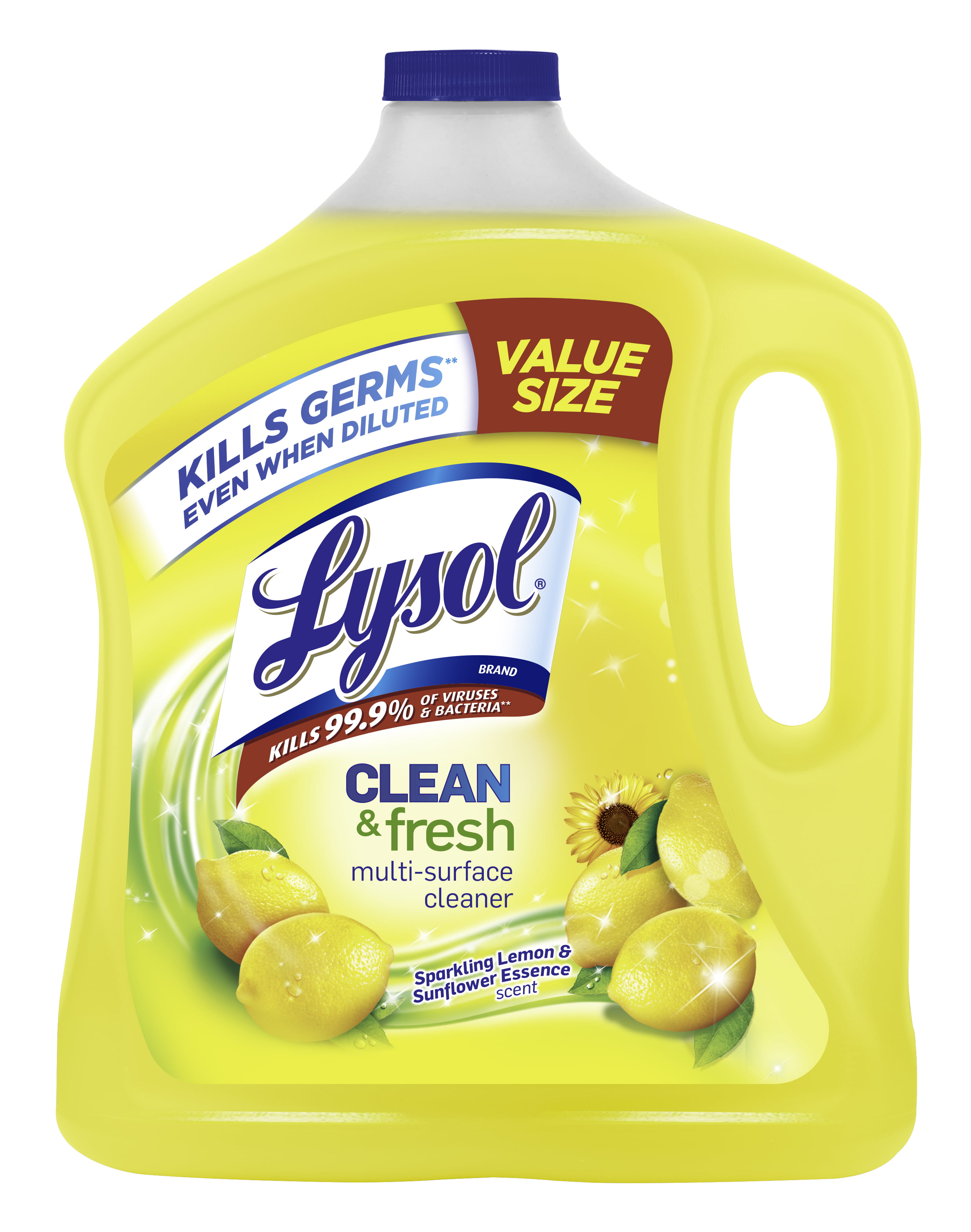Lysol Clean Fresh Multi Surface Cleaner Lemon Sunflower 90oz