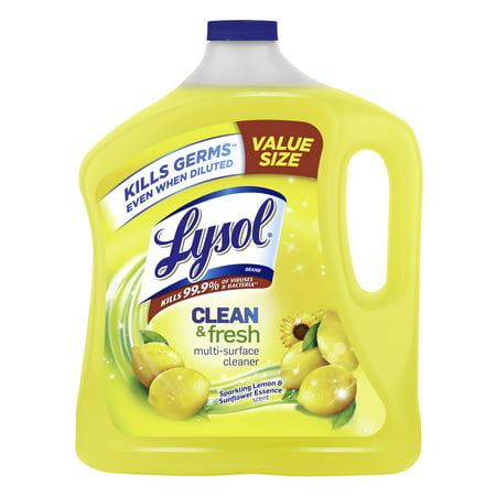 Lysol Clean & Fresh Multi-Surface Cleaner, Lemon & Sunflower, (Best Way To Clean Travertine Floors)