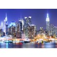 thumbnail image 2 of Telón de fondo MTMETY de la ciudad de Nueva York, Manhattan, escena nocturna de 10 x 7 pies, 2 of 6