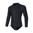 thumbnail image 2 of Traje de neopreno protección solar traje de buceo chaqueta de traje de baño con cremallera frontal para S, 2 of 8