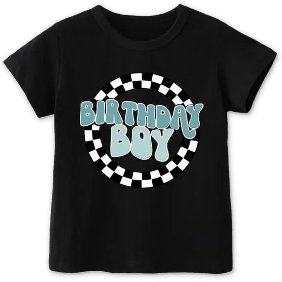 Cheerilulu Birthday Boy Toddler T-Shirt, Happy Birthday Dude Shirt