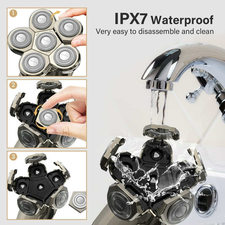 Walmart Black Friday Deals 2025 Sejoy 7D Head Shavers for Bald Men