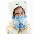 thumbnail image 3 of FlapJackKids - Chapeau Sherpa Réversible Pingouin/ours Polaire 6-24M, 3 of 5