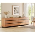 thumbnail image 6 of WAMPAT Modern TV Stand for TVs up to 120 inch, Entertainment Center TV Console with 12 Drawers and Metal Base, Media Console for Living Room, Bedroom,Mocha, 6 of 8
