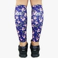 thumbnail image 4 of Cherry Blossoms Compression Leg Sleeves L/XL / Navy, 4 of 4