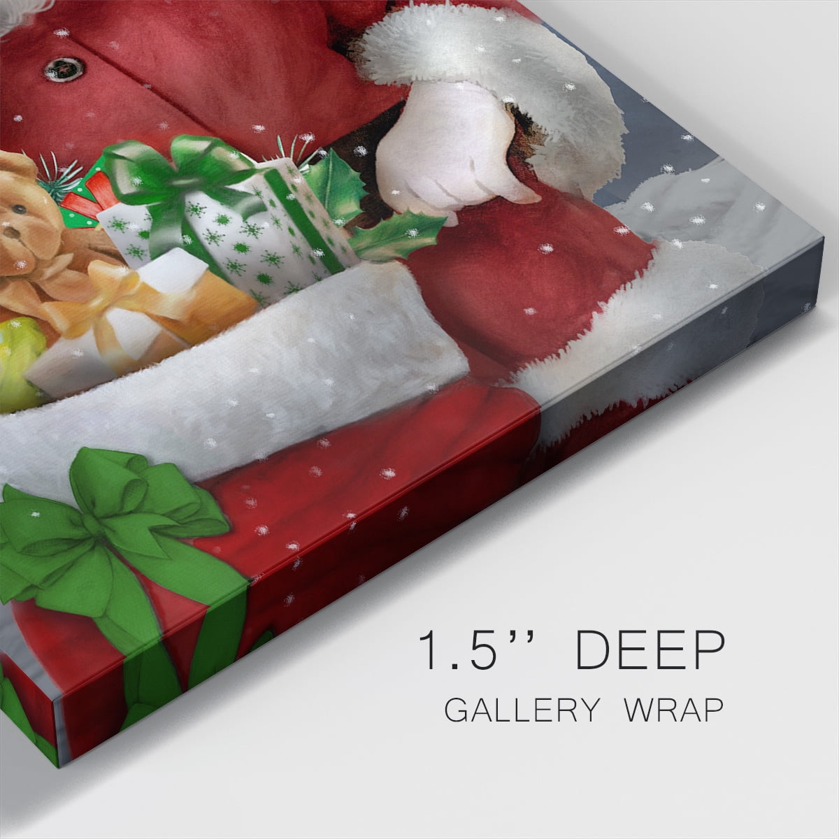 Quiet Santa- Gallery Wrapped Canvas