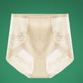 thumbnail image 3 of Mgmyaa Women's Lace Abdomen Mid-rise Waist and Hip Lift Comfortable Body Breathable Underwear Briefs, 3 of 3