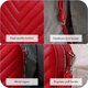 thumbnail image 5 of Bolso bandolera pequeño para mujer, bolso de mano cuadrado con forma de cámara, bolso de hombro ligero con cremallera superior, 5 of 6