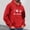 Red, variant on EchfiProm Hoodies for Men with Pockets Graphic Pullover Outdoor Red Hooded Merry Christmas Mens Sweatshirt Xmas L