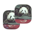 thumbnail image 5 of Jeiento Cute Panda Car Windshield Sunshade Car Accessories for Women Men oldable Front Window Sunvisor Shield Cover Set of 2 Pcs Animal Driving Auto Front Windshield Sun Shade, 5 of 7